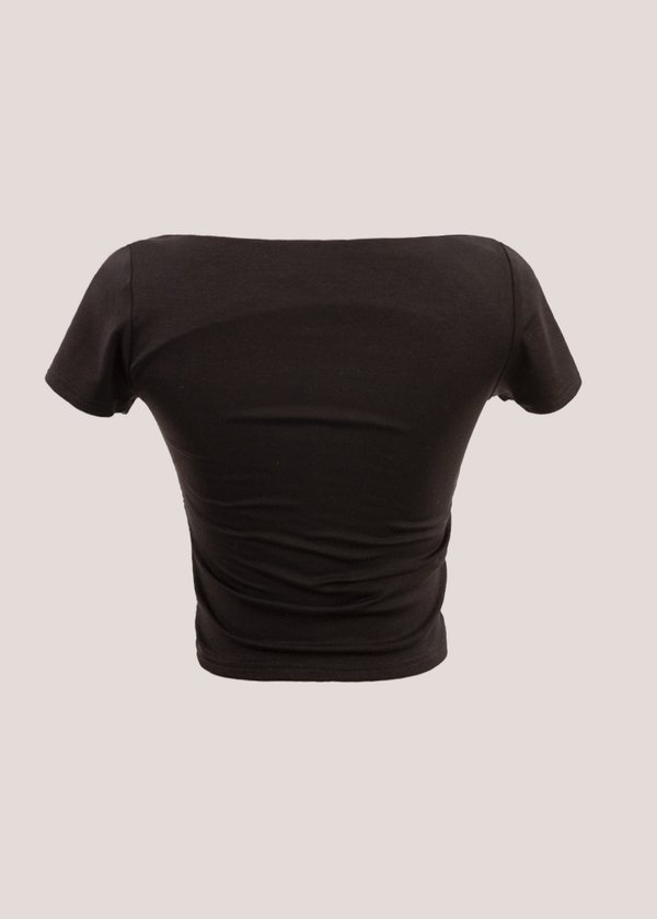 Effortless Ruched Top in Black *US*