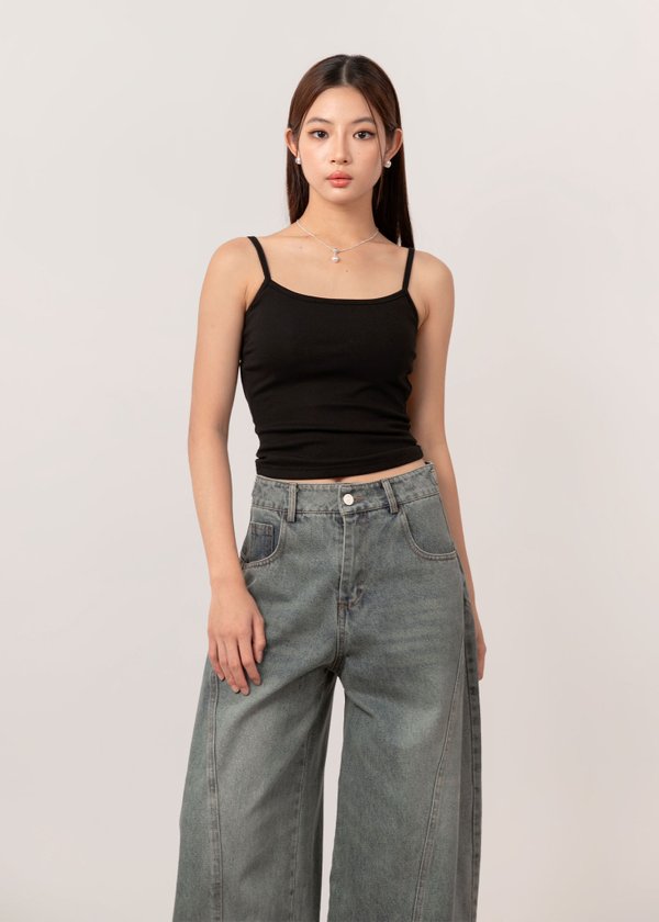 Eclipse Bareback Top in Black *Regular*