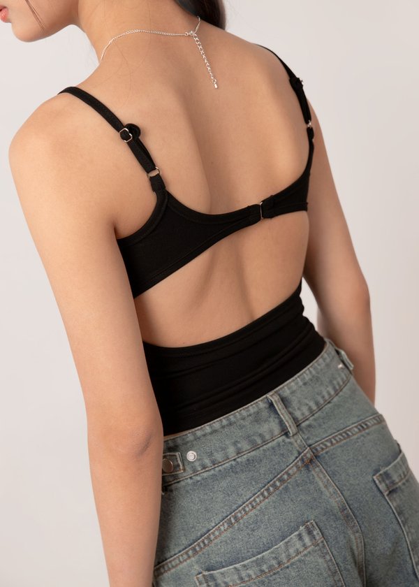 Eclipse Bareback Top in Black *Regular*