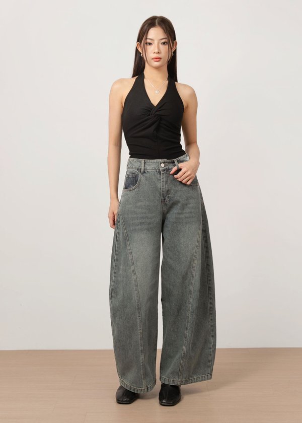 Rogue Barrel Jeans in Vintage Wash