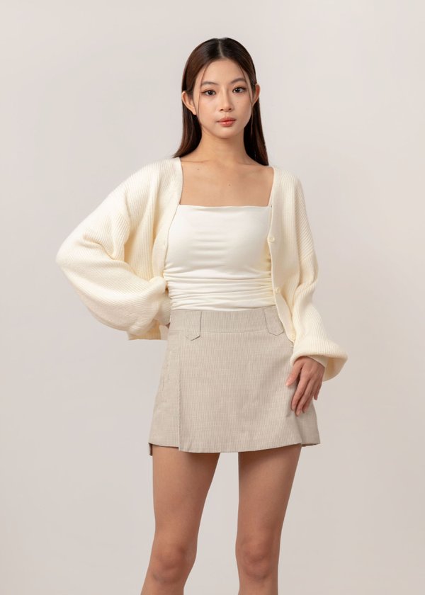 Now And Then Cardigan in Cream