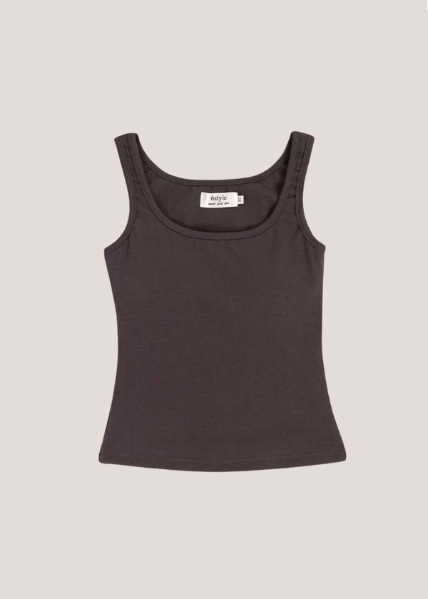 Snatch Babe Tank Top in Steel Grey