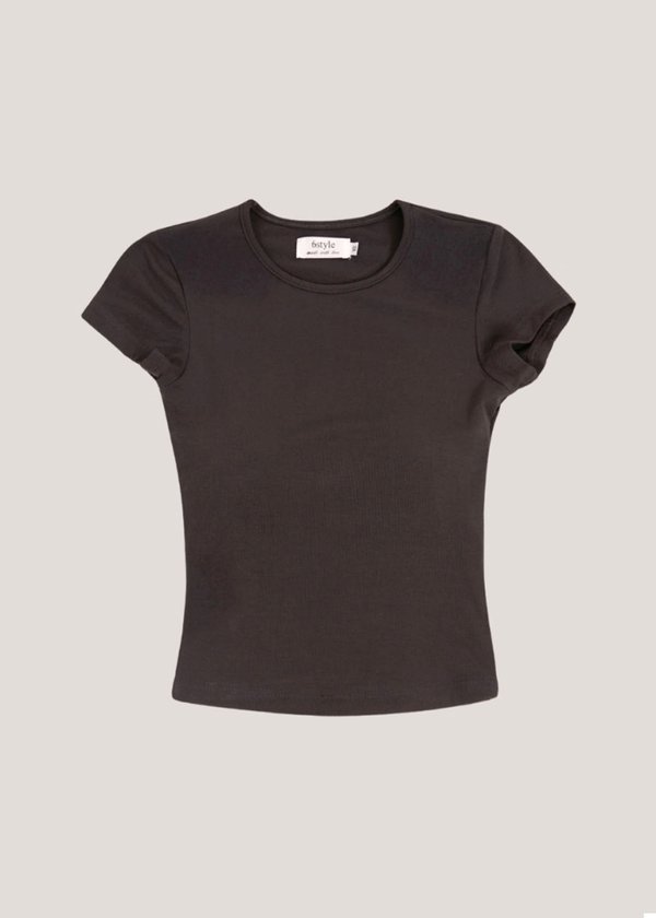 Comfy Core Baby Tee (Regular Length) in Gun Metal *US*