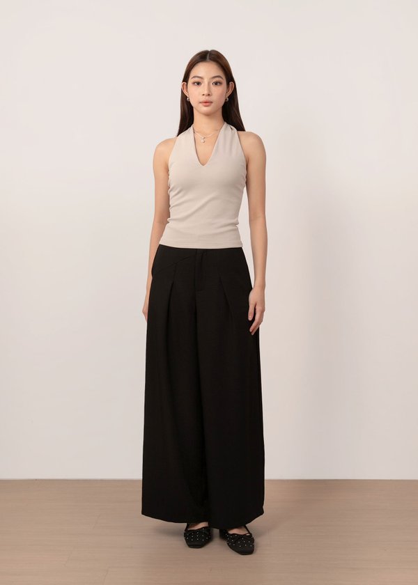 Atelier Palazzo Highwaisted Pants in Black