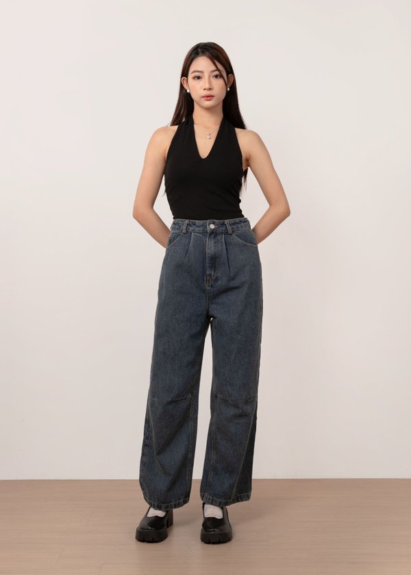 Downtown Wide Legged Jeans in Denim