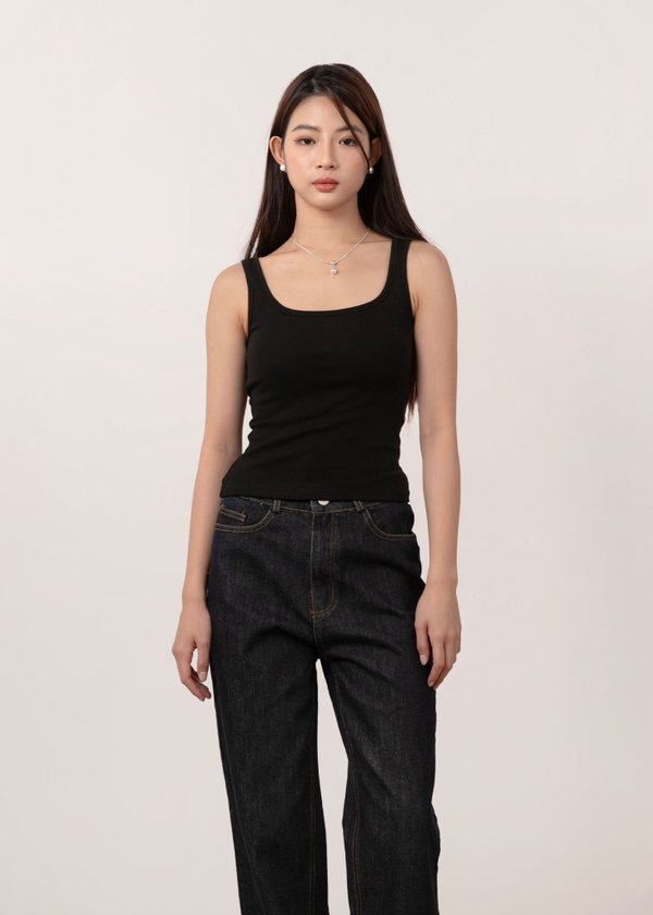 Snatch Babe Tank Top in Black