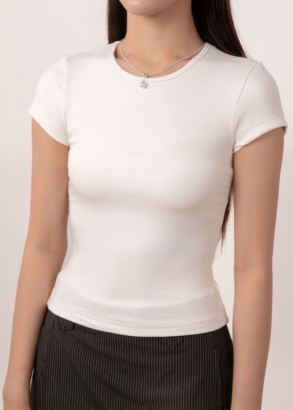 Comfy Core Baby Tee (Regular Length) in White *US*