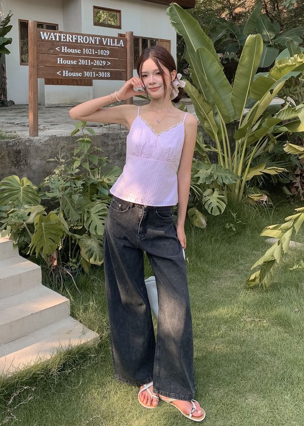 Slouchy Barrel Jeans in Acid Grey V2