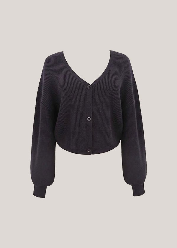 Now And Then Cardigan in Midnight Navy