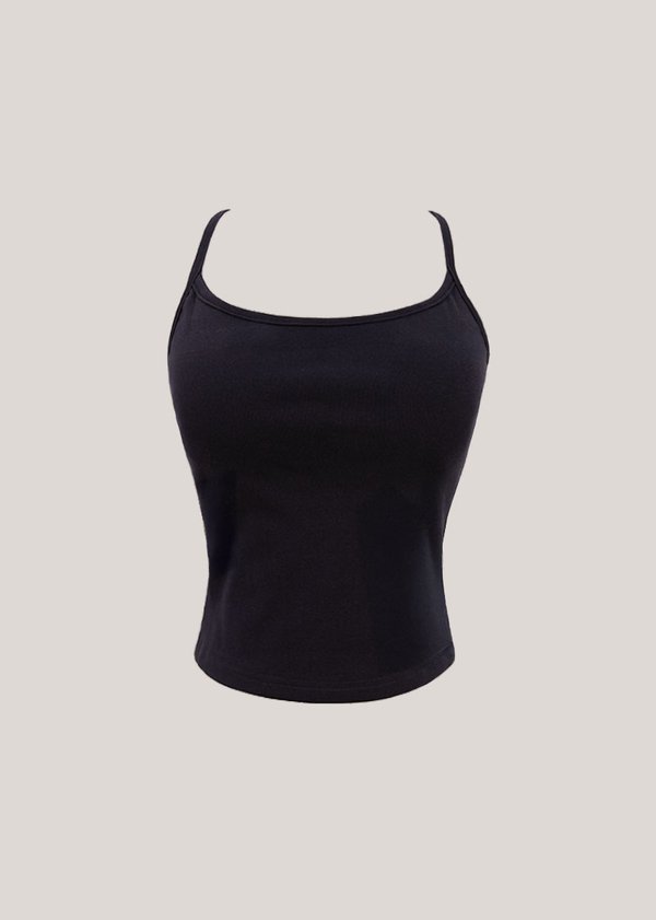 Best Of Basics Cross Tank Top in Navy *BOB*