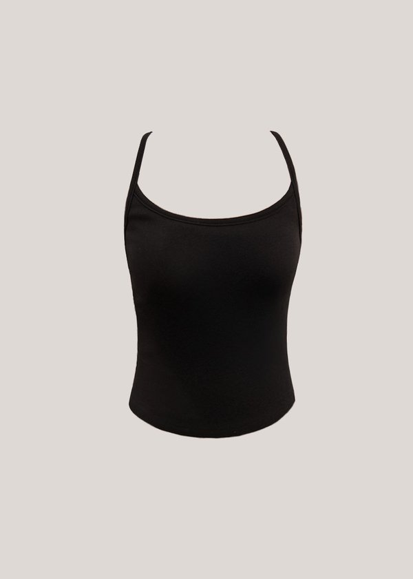 (PRELAUNCH) Best Of Basics Cross Tank Top in Black