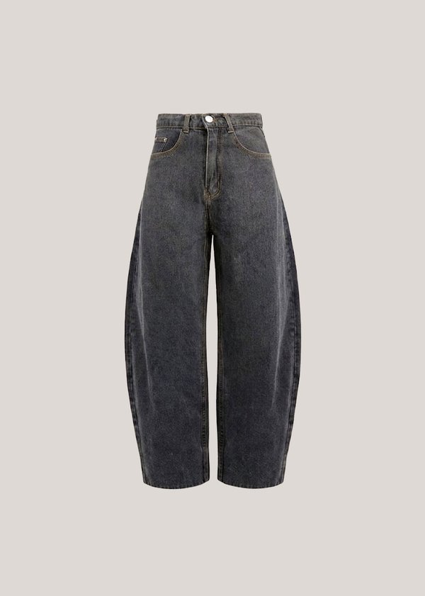 Slouchy Barrel Jeans in Vintage Wash V2