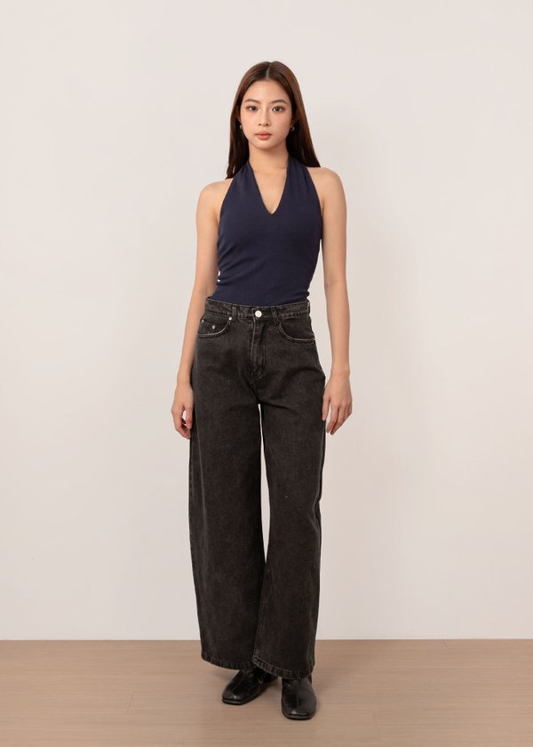 Slouchy Barrel Jeans in Acid Grey V2
