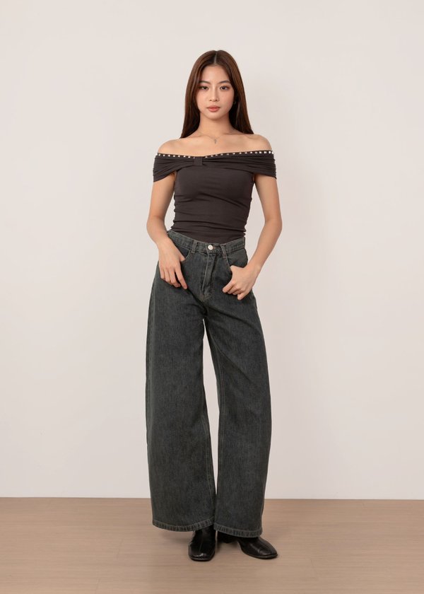 Slouchy Barrel Jeans in Vintage Wash V2