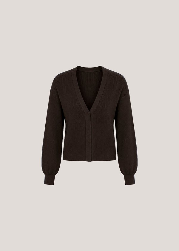 Warm Glow Cardigan in Espresso Brown