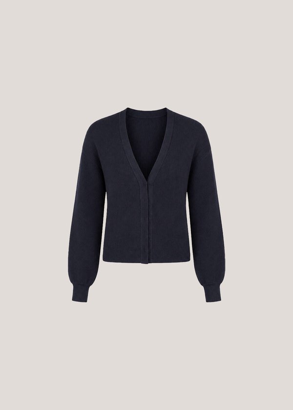 Warm Glow Cardigan in Midnight Navy