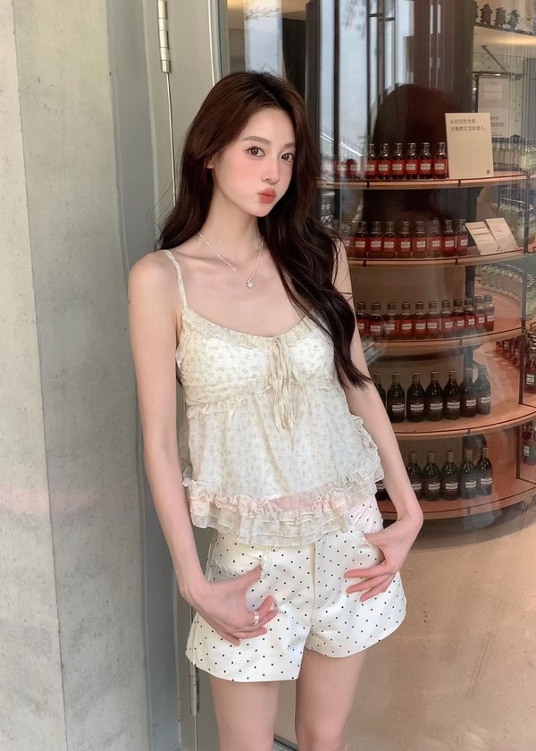 Fairytale Floral Babydoll Top in Buttercream Yellow