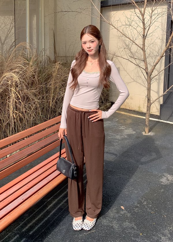 On Repeat Jogger Pants in Espresso Brown *US*