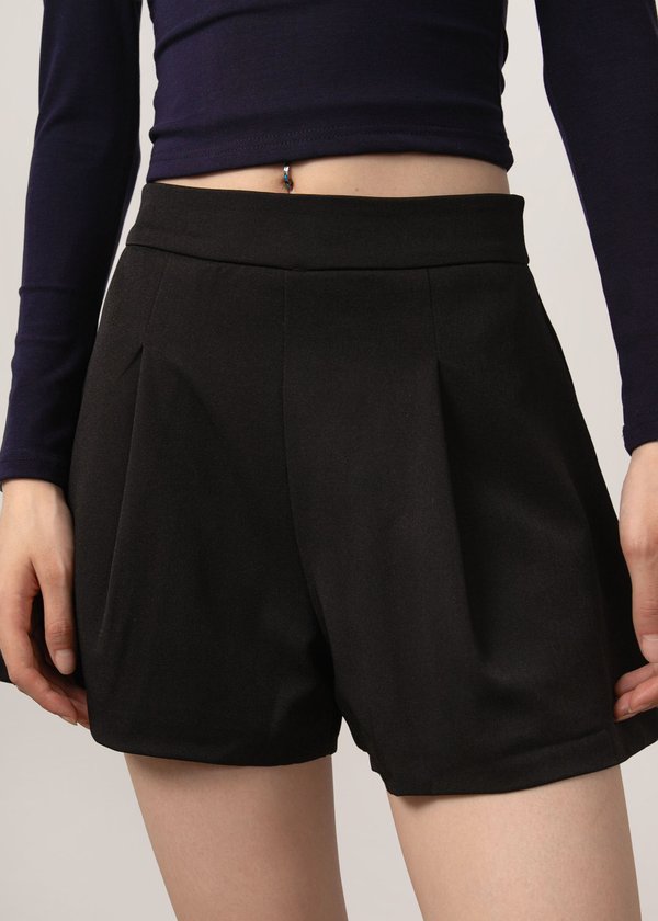Everyday Highwaist Shorts V3 in Black