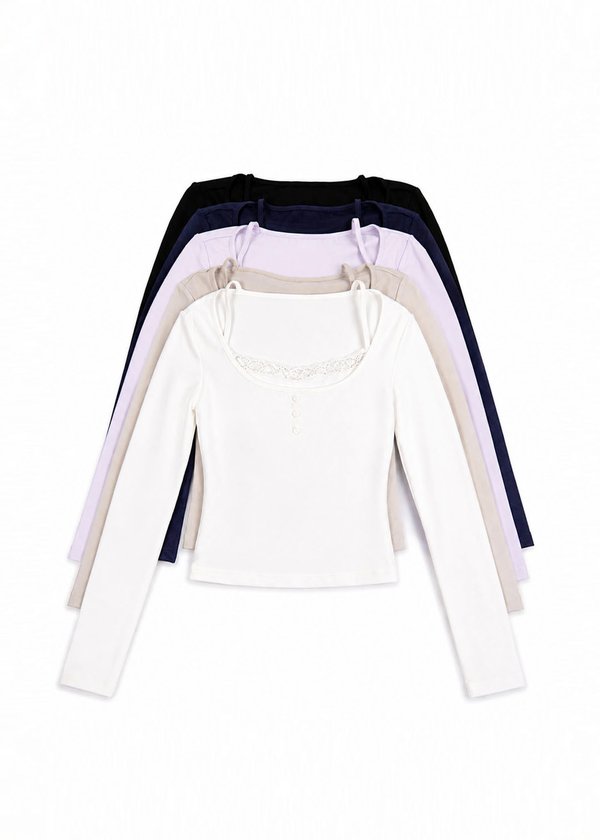 COFFEE RUN FAKE 2 PIECE TOP BLIND BOX (3 COLORS FOR $106)