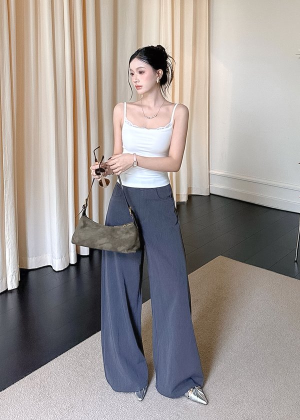 Blake Tailored Pants in Dark Grey
