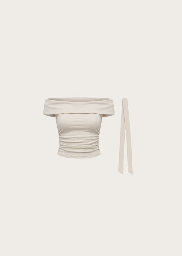Stellar Twisted Knot Top V2 in Ecru *US*