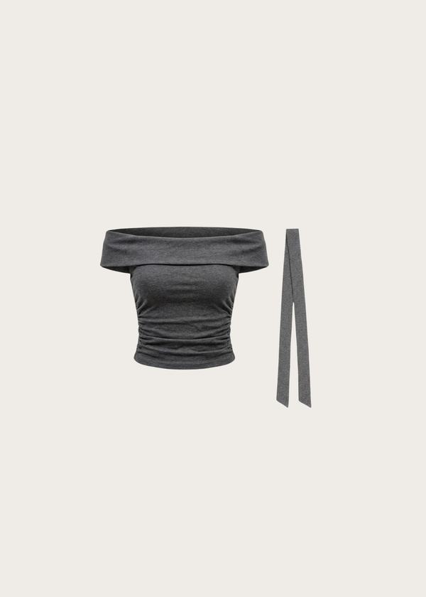 Stellar Twisted Knot Top V2 in Pepper Grey *US*