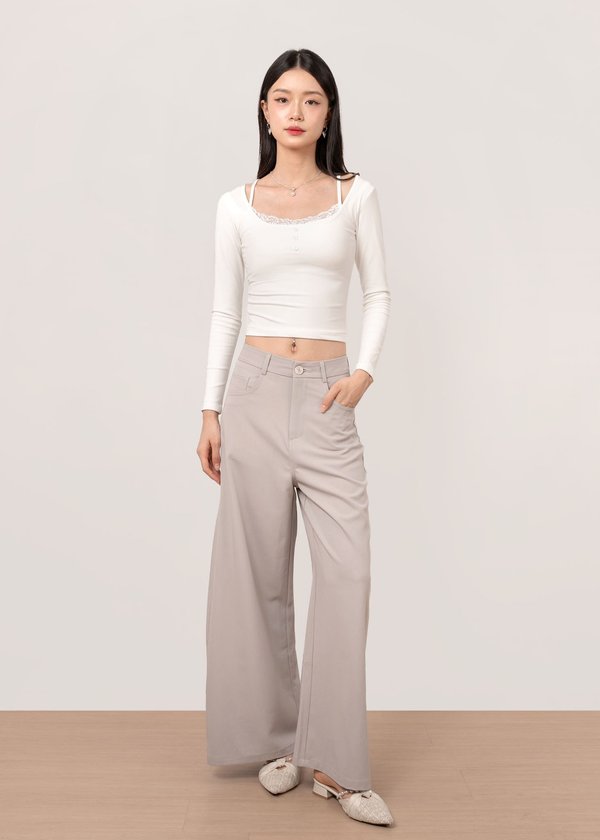 Blake Tailored Pants in Dove Mauve