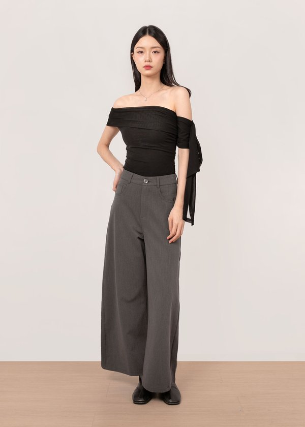 Blake Tailored Pants in Dark Grey