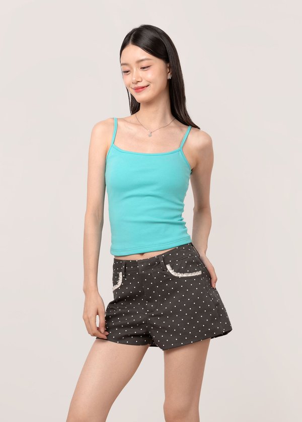 Eclipse Non-Bareback Top in Aqual Teal
