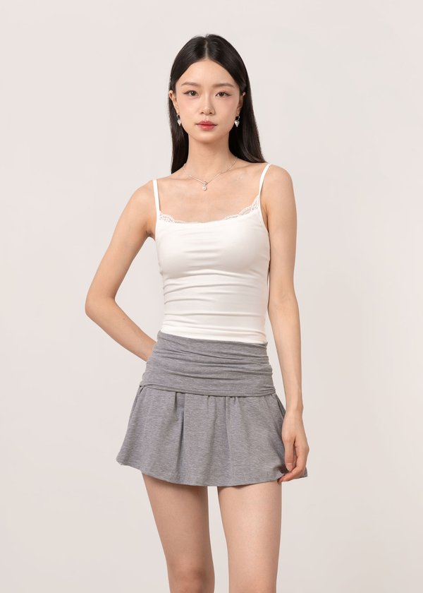 Thea Lace Cami Top in White