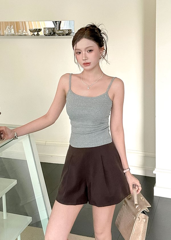 Eclipse Non-Bareback Top in Heather Grey