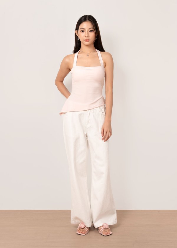 Nineties Mid Waisted Jeans in White