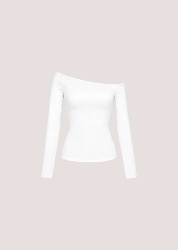 Elarie Off Shoulder Top in White *US*