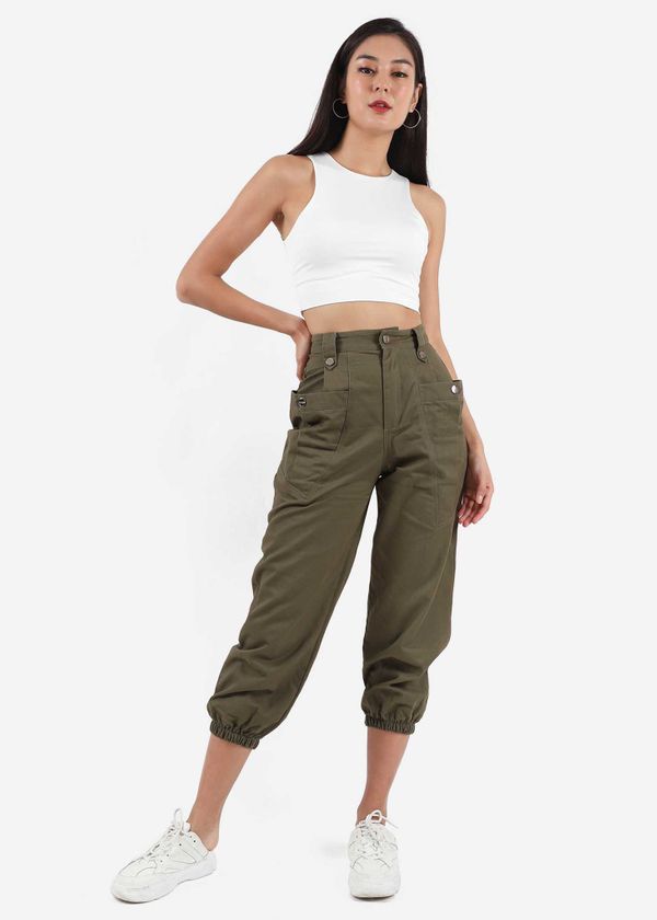 Undefined Cargo Pants in Army Green