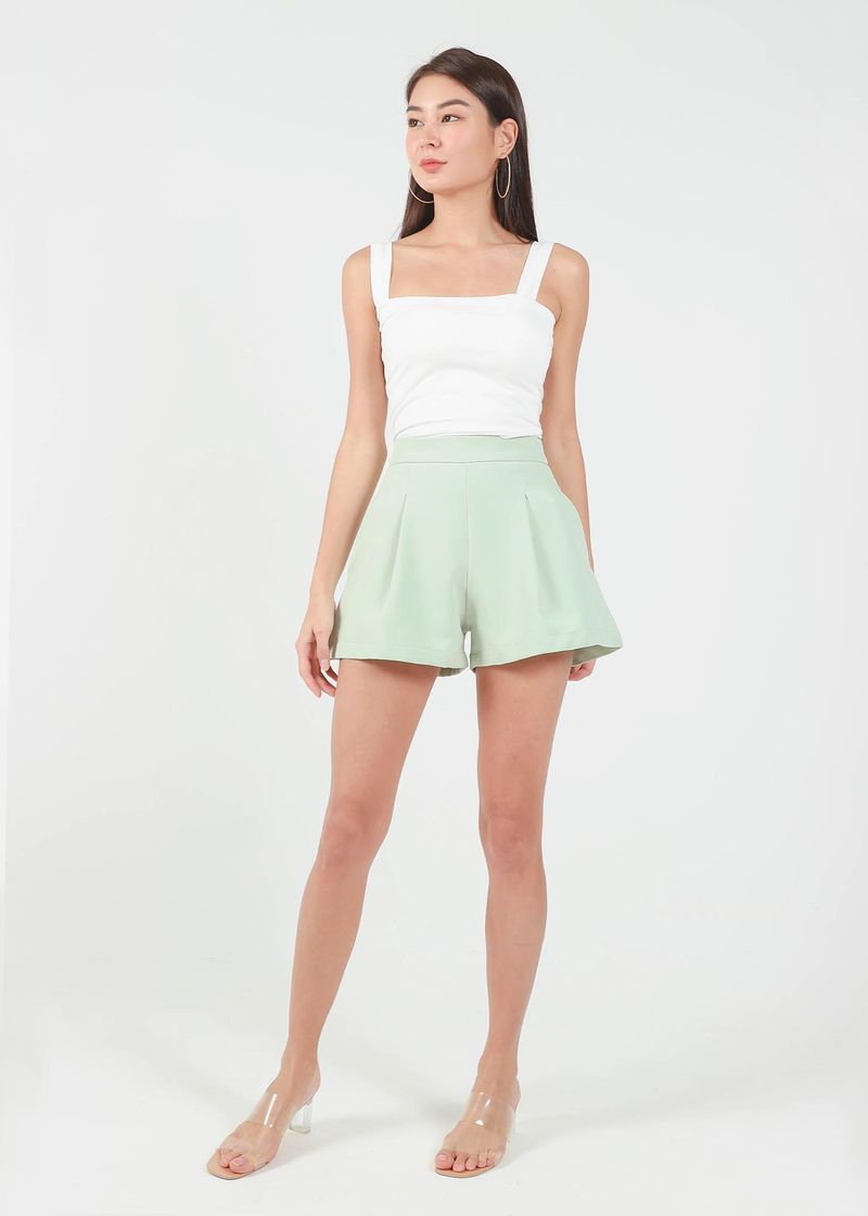 Everyday Highwaist Shorts in Apple Green V1 #6stylexclusive