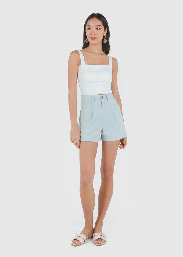 Caden Highwaist Shorts in Seafoam #6stylexclusive