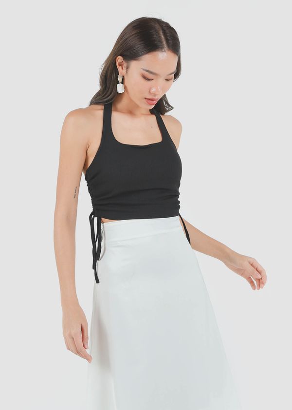 Hydee Halter Padded Top in Black #6stylexclusive