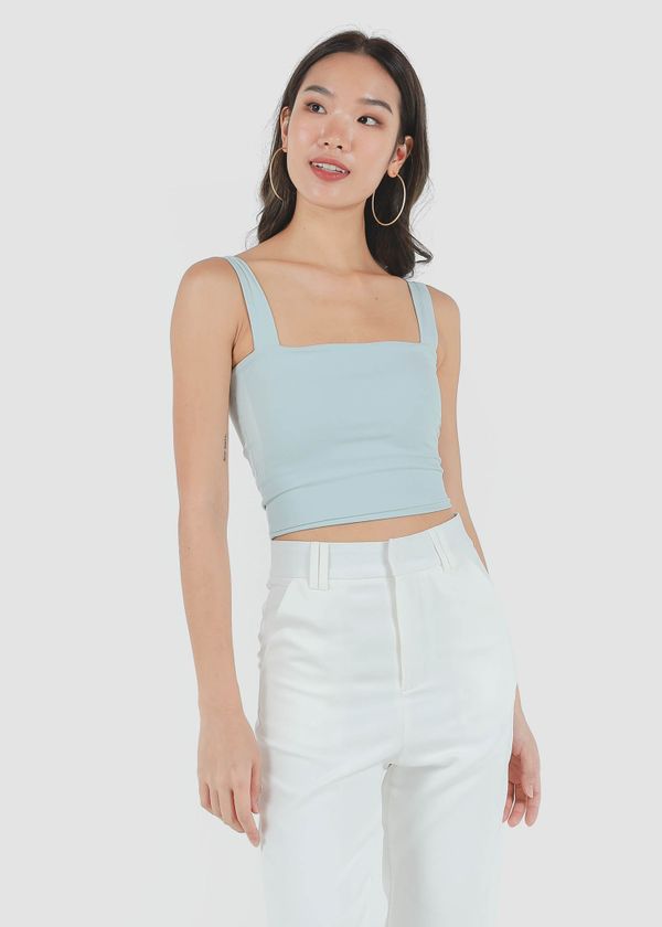 Roxy Square Padded Top in Seafoam #6stylexclusive