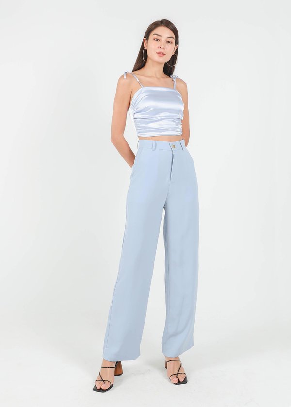 Cee Straight Cut Pants in Baby Blue