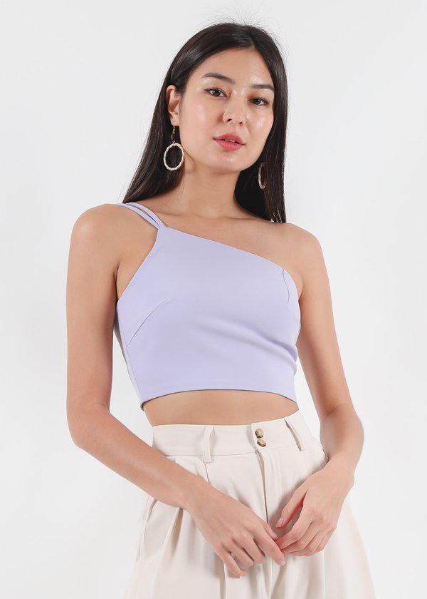 Chloe Double Strap Toga Top in Lilac #6stylexclusive