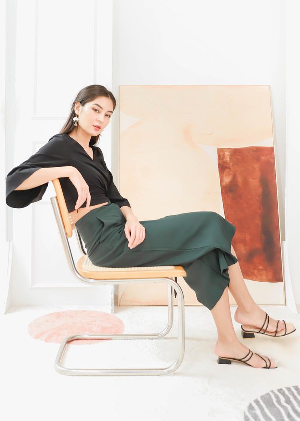 Kyra Culottes in Emerald Green #6stylexclusive