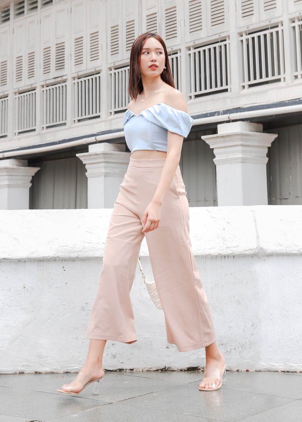 Getto Palazzo Pants in Nude Pink #6stylexclusive