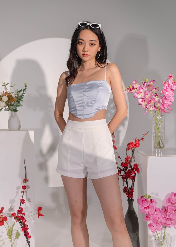 CNY'22 Jermae Corset Top in Lilac Blue #6stylexclusive