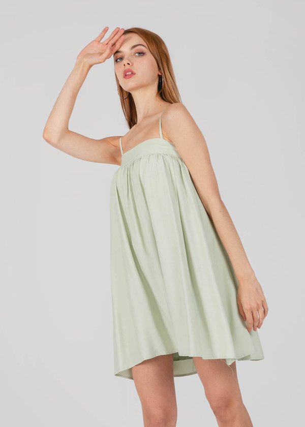 Bailey Babydoll Dress in Mint Green #6stylexclusive