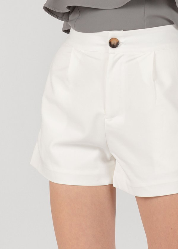 Keep Me Close Shorts in White #6stylexclusive