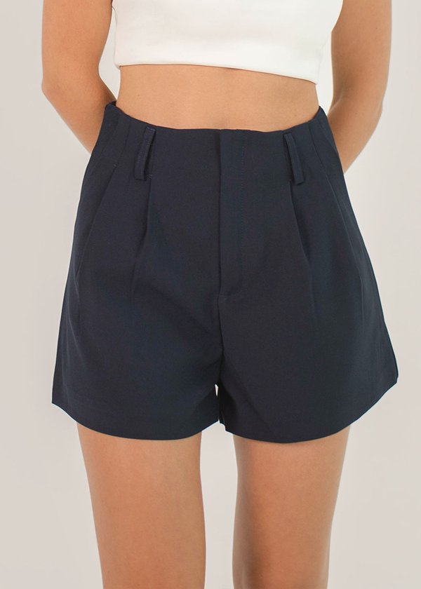 Level Up Shorts in Navy #6stylexclusive