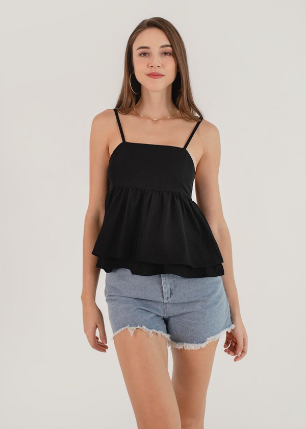 Adore You Babydoll Top in Black #6stylexclusive 