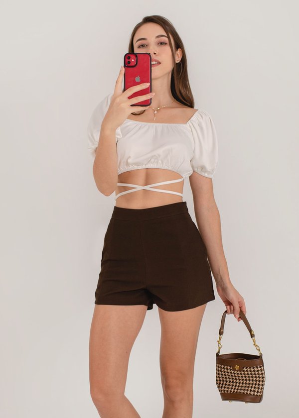 Elevate Shorts in Coffee Brown #6stylexclusive 