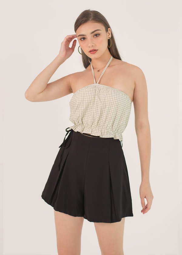 Blossom Gingham Top in Green Checkered #6stylexclusive